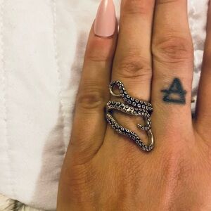 Silver Kraken Ring